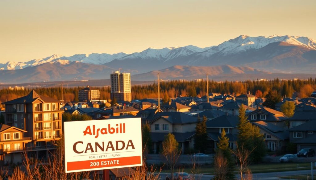 A panoramic view of the Canadian real estate market, with a mix of modern high-rise condominiums, charming townhouses, and suburban family homes set against a backdrop of the majestic Canadian Rockies. The scene is bathed in warm, golden-hour light, casting long shadows and highlighting the diverse architectural styles. In the foreground, a "Arabic Canada" real estate sign stands prominently, indicating the prominence of this brand in the local market. The overall atmosphere conveys a sense of prosperity, growth, and the unique appeal of Canadian real estate. A panoramic view of the Canadian real estate market, with a mix of modern high-rise condominiums, charming townhouses, and suburban family homes set against a backdrop of the majestic Canadian Rockies. The scene is bathed in warm, golden-hour light, casting long shadows and highlighting the diverse architectural styles. In the foreground, a "Arabic Canada" real estate sign stands prominently, indicating the prominence of this brand in the local market. The overall atmosphere conveys a sense of prosperity, growth, and the unique appeal of Canadian real estate.